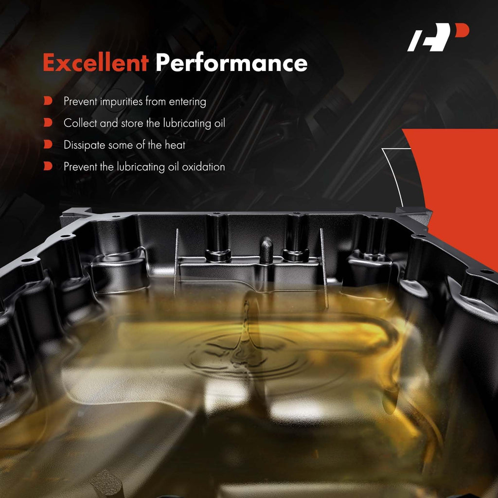 A-Premium Lower Engine Oil Pan Sump with Drain Plug