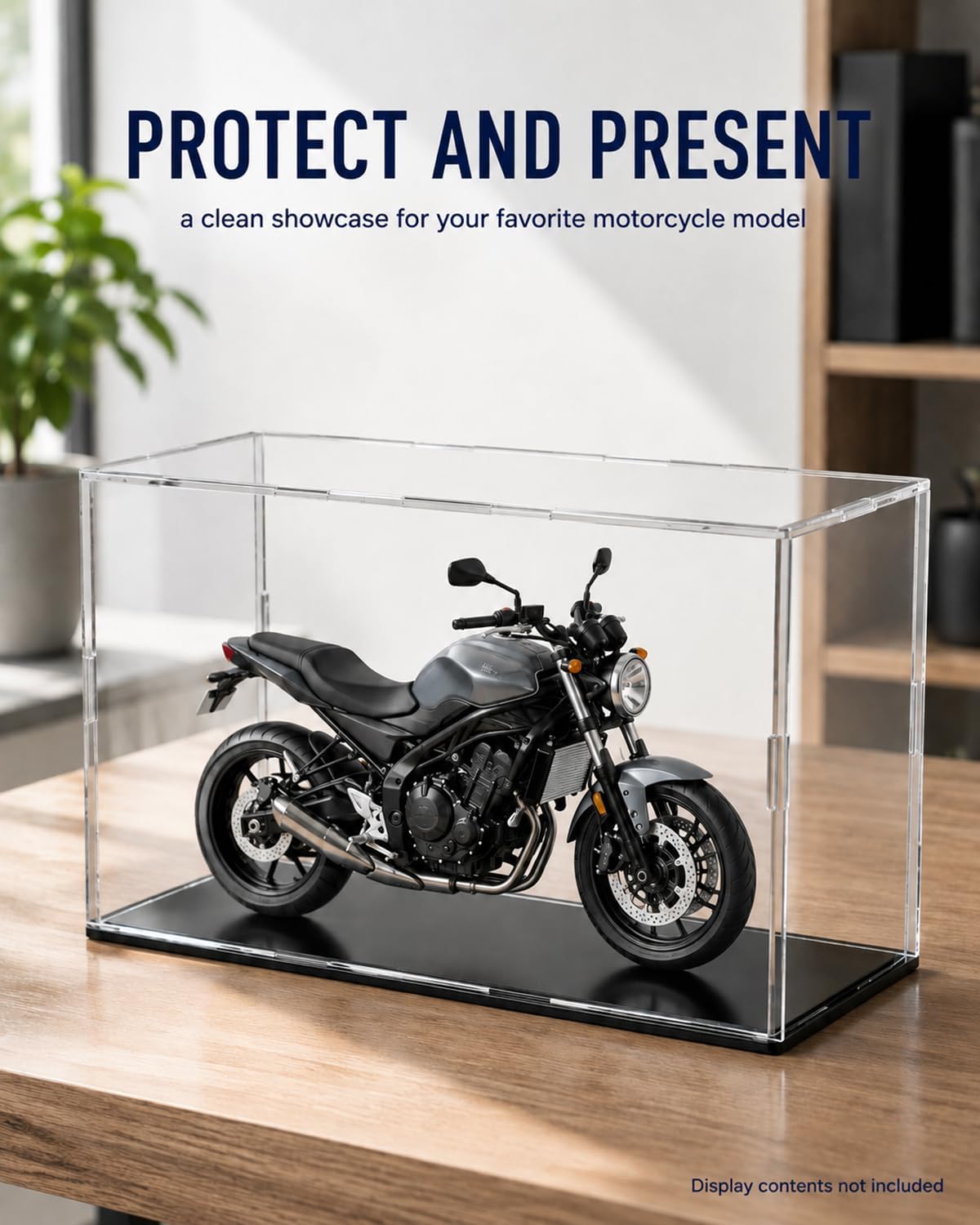 Self-Assembly Acrylic Display Case,Deluxe Dustproof Showcase,Cube Countertop Box for Pop Figures Collectibles