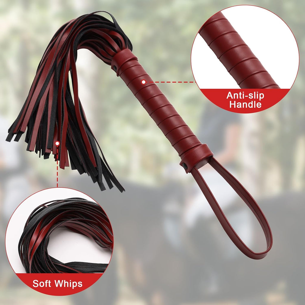 2P Riding Crop for Horse Riding Crop Horse Whip with PU Leather