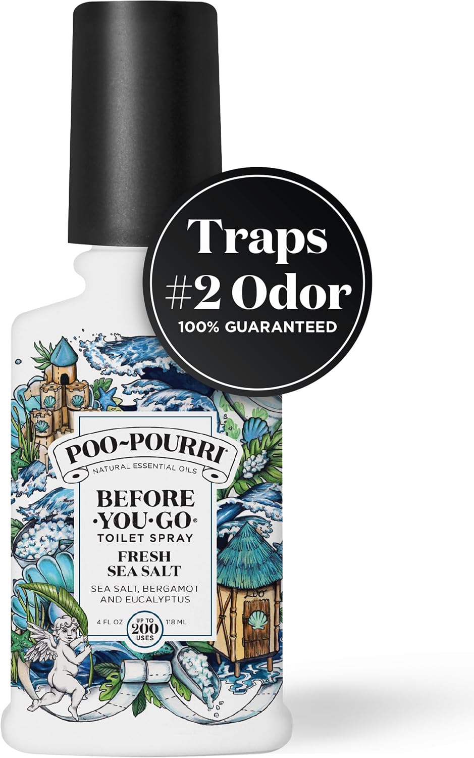 Before-You-Go Toilet Spray, Fresh Sea Salt, 4 Fl Oz