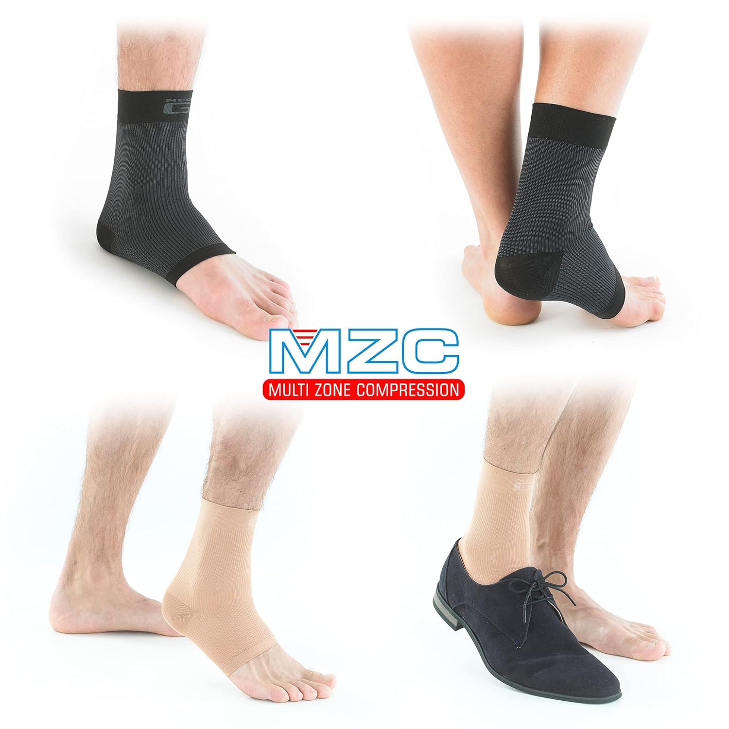 Airflow Ankle Compression Sleeve - Sports, Daily Wear - Compression Ankle Brace, Tendonitis Support, Compression