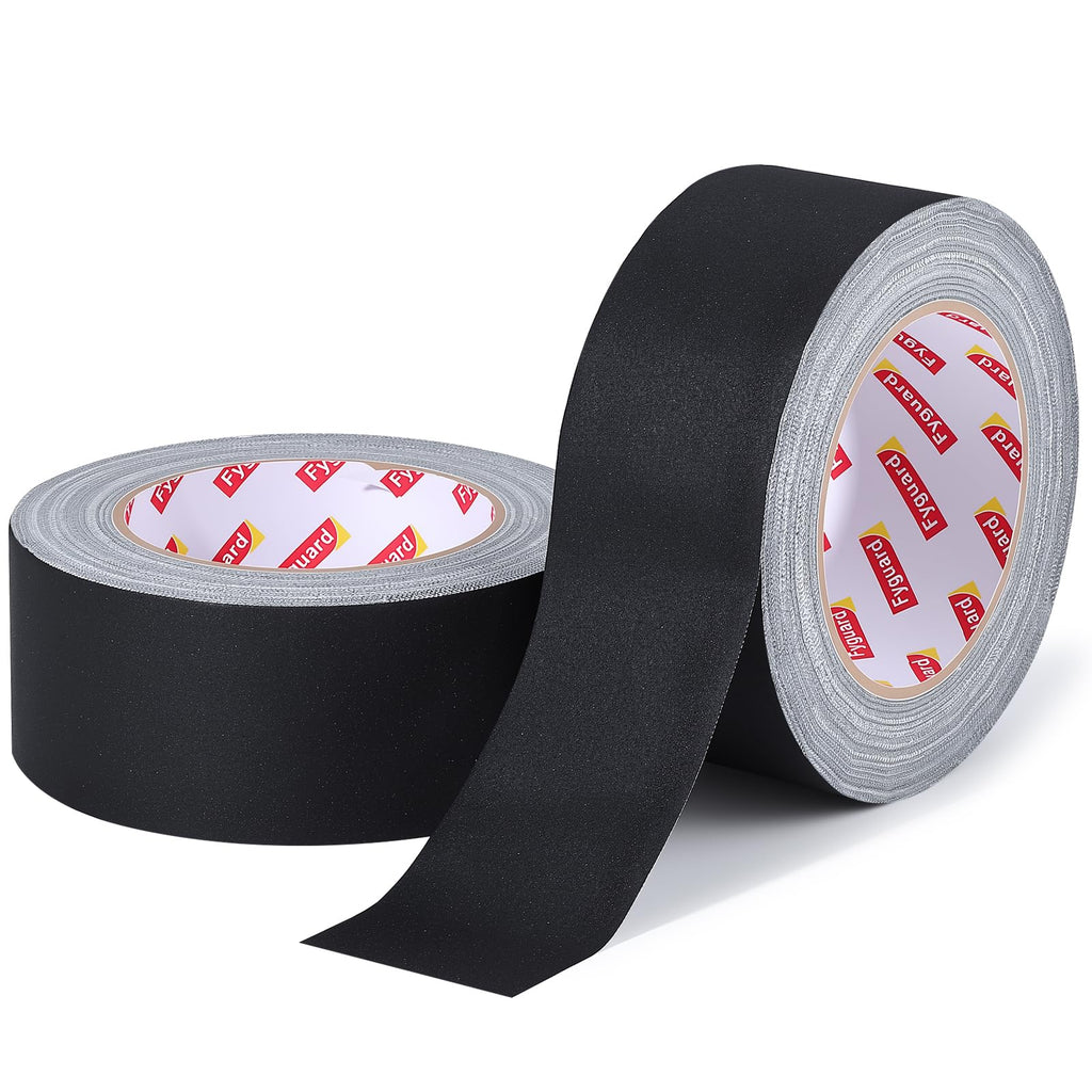 2 Pack Gaffers Tape, 2'' x 30 yd (60 Yds Total), 11 Mil Gaffer Tape