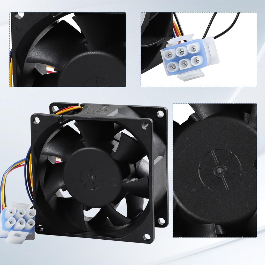 Refrigerator Evaporator Fan Motor for GE Models GFE26GGKIWW GFE26GMHDES GFE26GMHEES GFE26GMHFES GFE26GGHEBB GFE26GGHEWW GFE26GGHFBB GFE26GGHFWW GFS26GMNBES GFE26GMKJES GFE26GGHDBB GFE26GGHDWW