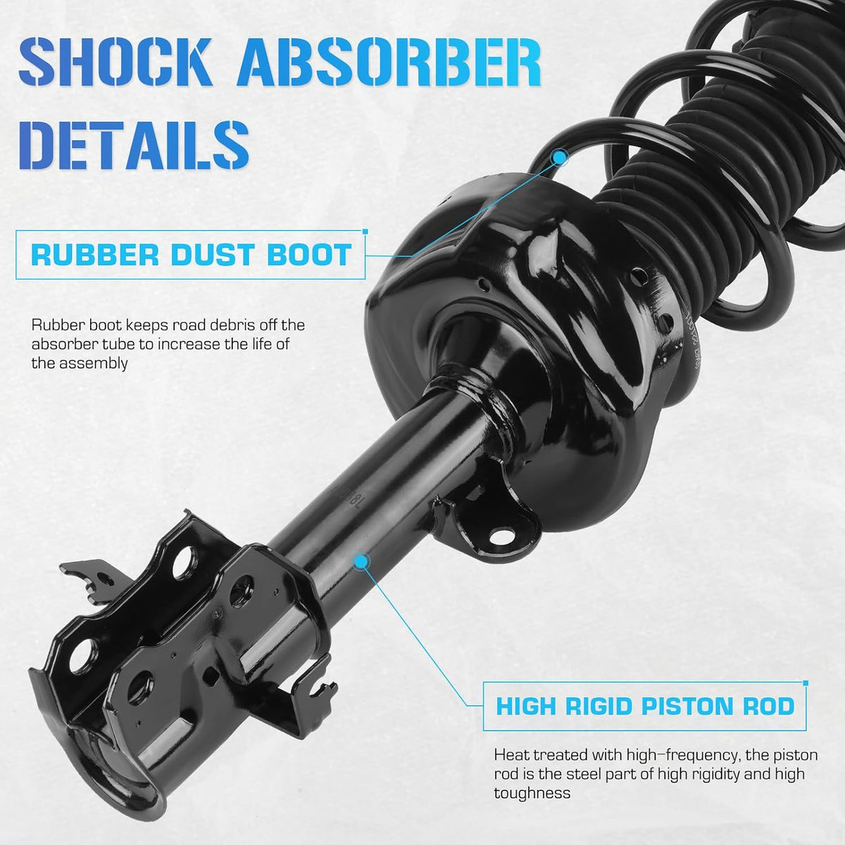 Front Quick Struts Shocks for 2007-2014 Honda CR-V 2.4L (Exc.Touring)