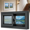 Aluminum Basement Mobile Home Window, Shed Window with Screen, Flush Mount Basement Window, Horizontal Sliding Window