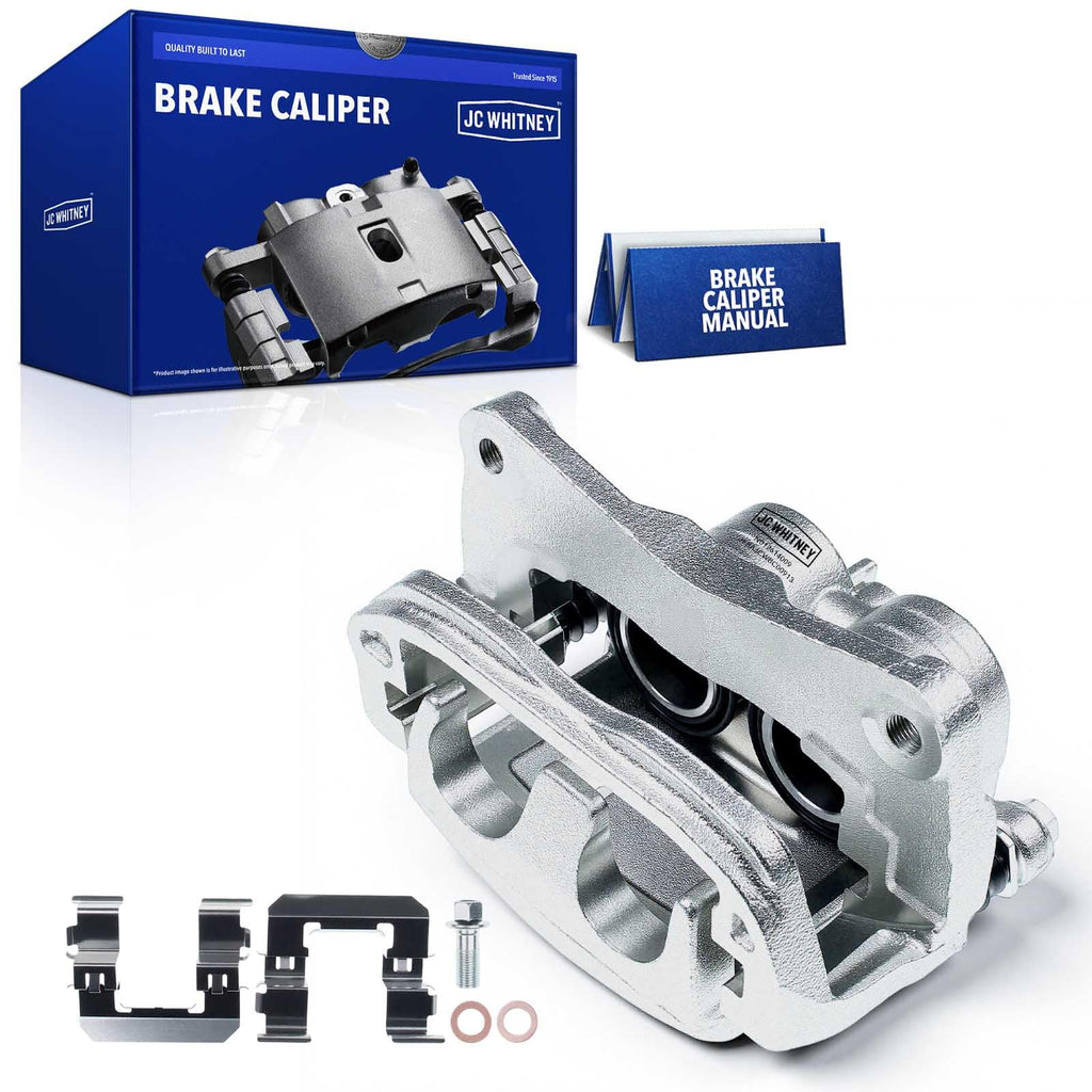 JC Whitney Front Left Brake Caliper Assembly with Bracket