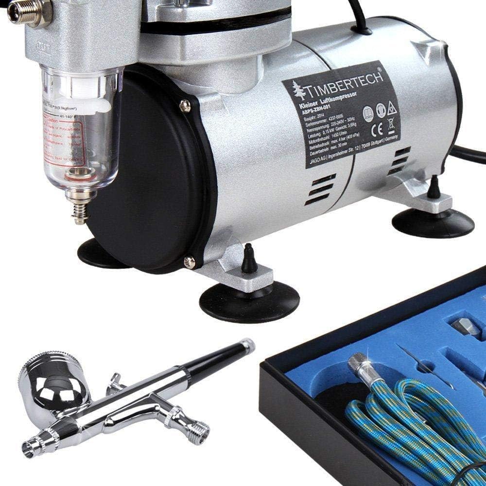 Airbrush Kit with Compressor, Multi-purpose Airbrush Compressor Set, Dual Action Gravity Feed Airbrush with Air Hose