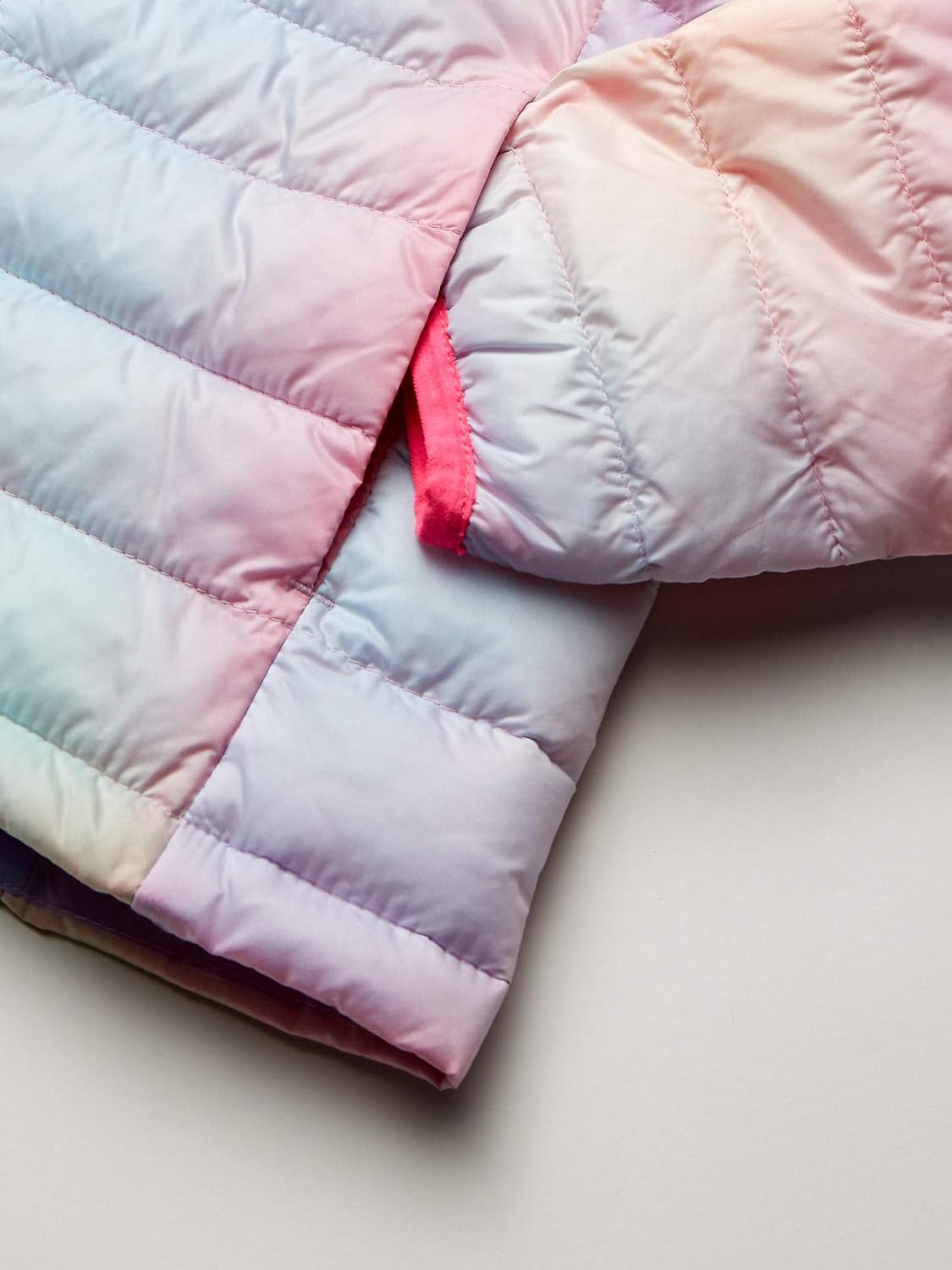 Girls and Toddlers' Lightweight Water-Resistant Packable Hooded Puffer Jacket