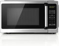 Countertop Microwave Oven 0.9 Cu. Ft, 900W Small Compact Microwave with LED Lighting, 6 Auto Menus, Turntable, Child