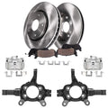 Front Brake Kit for 07-10 Nissan Sentra, Steering Knuckles