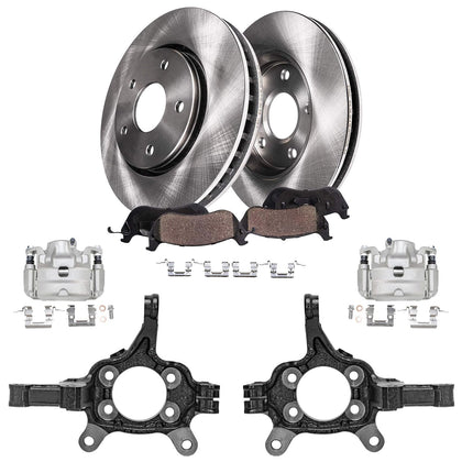 Front Brake Kit for 07-10 Nissan Sentra, Steering Knuckles