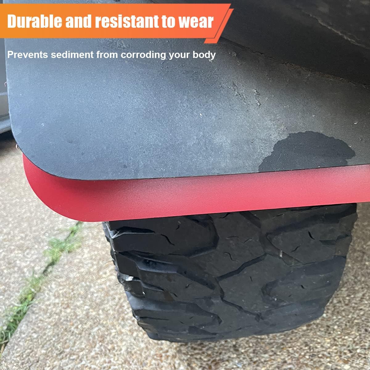 4PCS Universal Car Mud Flaps, Bendable Splash Guards with Fastener Rivet Clips, Flexible Truck Front & Rear Mudguard