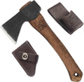 Wood Carving Axe Hatchet with Sheath AX1 - Forged Axes Bushcraft Hatchet for Camping - Small Forest Axe for Chopping