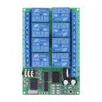 Dtmf Relay Board, AD22A08 DC 12V 8CH DTMF Relay Phone Voice Decoder Remote Controller Switch Module