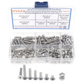 #8-32 UNC 304 Stainless Steel Flat-Head Socket Cap Screws, Nuts Kit