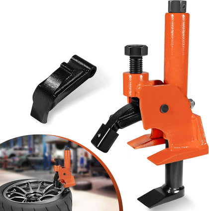 Manual Tire Bead Breaker with Rubber Pad Protector, 38"-42" Tires Changer Tool, Heavy-Duty Tire Bead Removal Tool