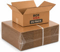 Shipping Boxes Flat 12"L x 10"W x 4"H 25-Pack - Corrugated Cardboard Box for Moving, Mailing, Packing, Packaging and