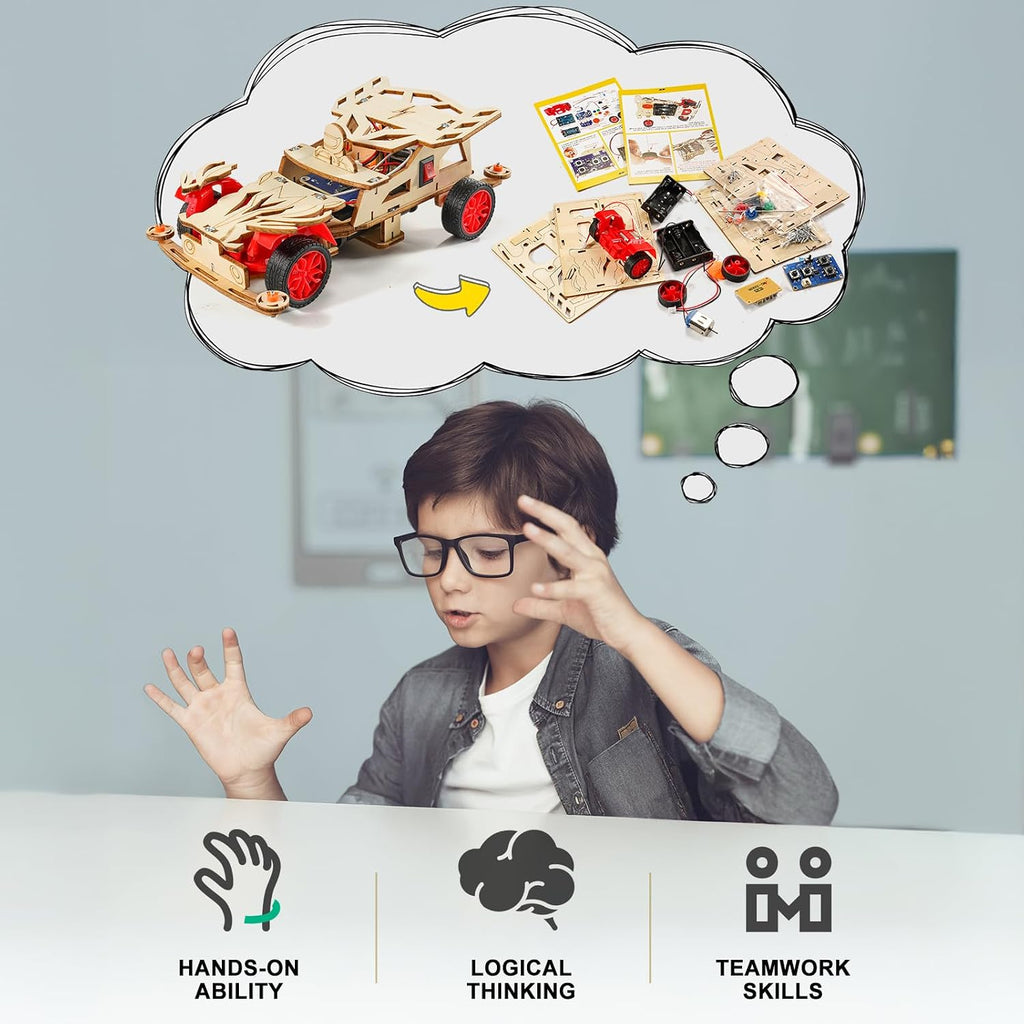 STEM Kits for Kids Age 8-10, STEM Toys for Ages 8-13 Model Car Building Kit