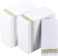 400 Pack Paper Napkins, Soft Disposable Dinner Napkins, 3 Ply, Gold