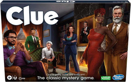 Clue Board Game for Ages 8 and Up, Reimagined Clue Game for 2-6 Players, Mystery, Detective, Family Games for Kids