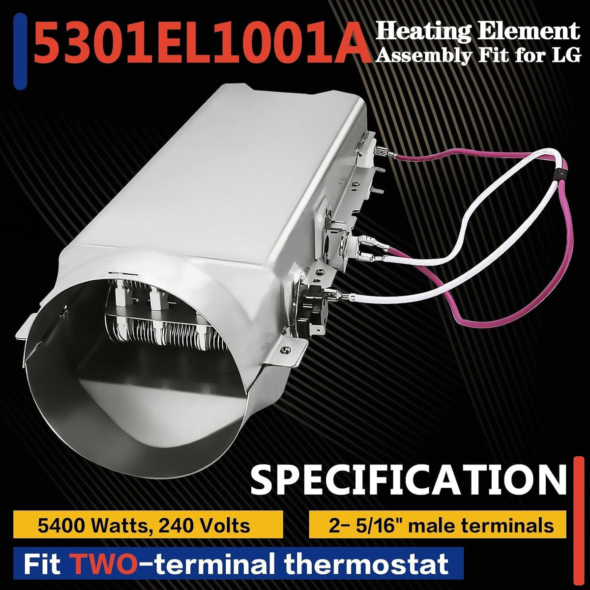 DLE5977S DLE7177RM DLE2516W Dryer Heating Element Assembly Fit For LG Model