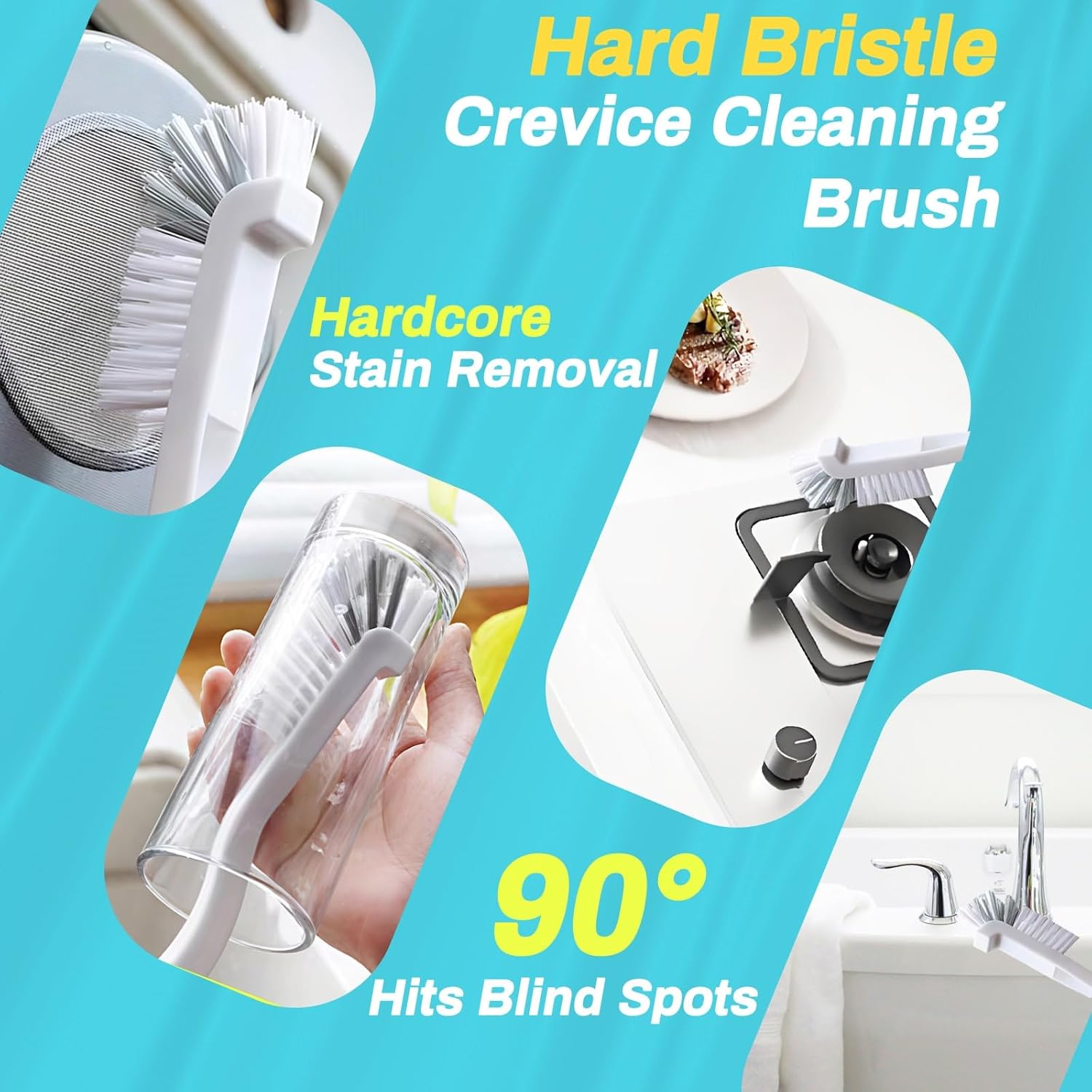Ice Machine Cleaner Brush Sets, 14pcs Countertop Ice Maker Cleaner Tools, Gap Crevice Cleaning Brushes Tools Small