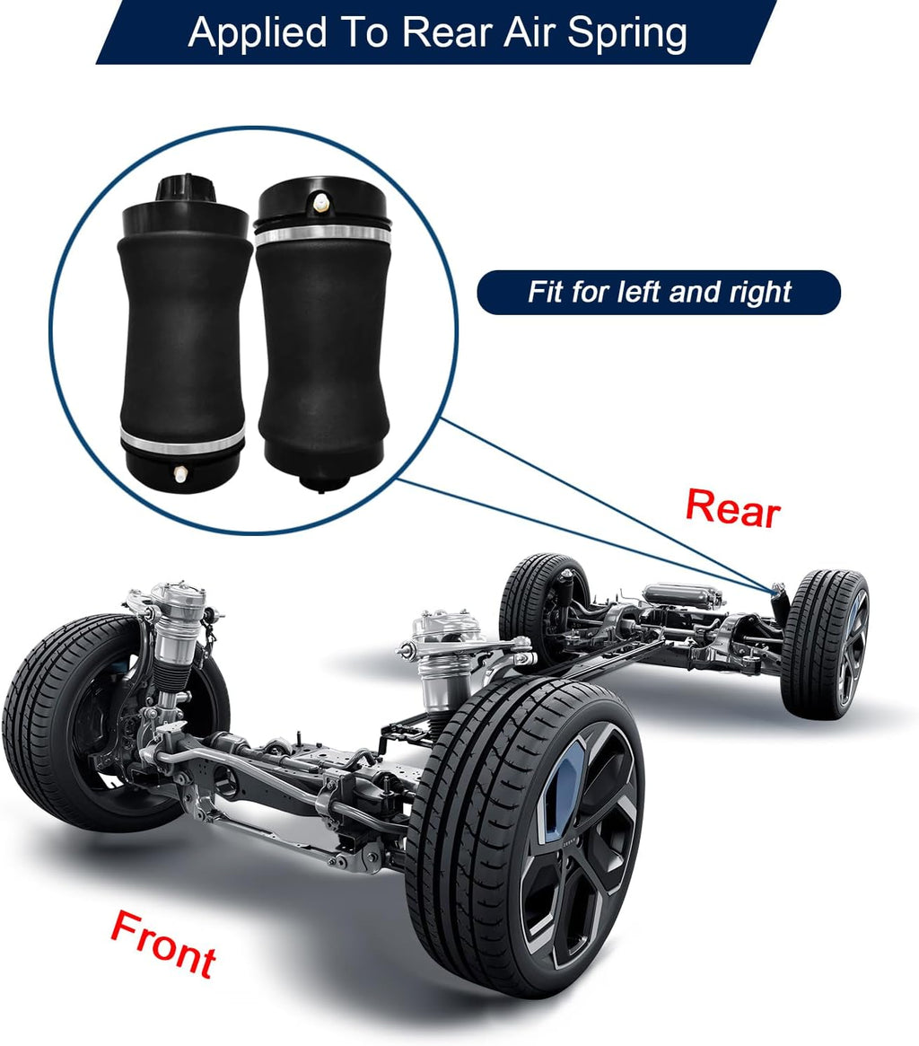 Rear Air Spring kit Air Suspension Bags for Jeep Grand Cherokee 2011 2012 2013 2014 2015, OE 68029912AE 68029911AB Pair Left & Right