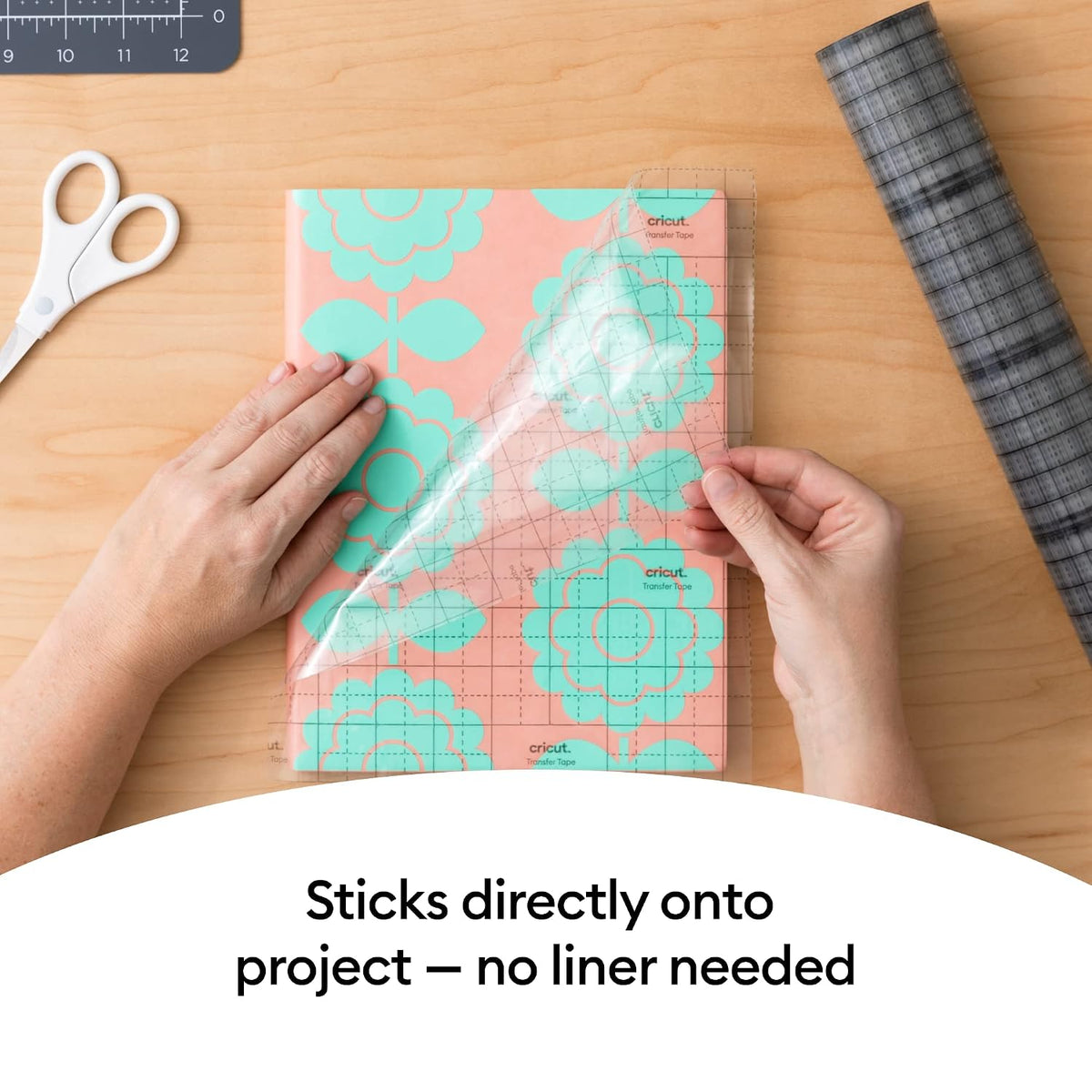 Linerless Transfer Tape (15 ft) Transparent