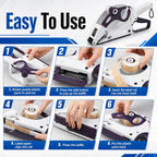 Hand Held Label Applicator, Portable Target Paster Tape Gun, Push to Apply