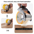 2 Pcs Rapid-Replace Packing Tape Dispenser Guns with Extra Blade, 2IN(50mm) Lightweight Ergonomic Industrial Handheld