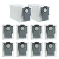 Jollyhilan 10 Pack Dust Bags Compatible with Roborock Qrevo QV 35A