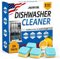Enzyme Dishwasher Cleaner Tablets Ultra, Eliminator Odor 24 Count