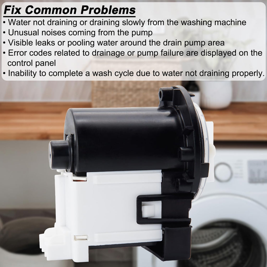 WM2501HVA WM3470HVA WM8100HVA WM8000HVA WM8000HWA Washer Drain Pump for LG