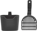 Durable Cat Litter Scoop with Holder, Hangs on Litter Box, Efficient Scooper