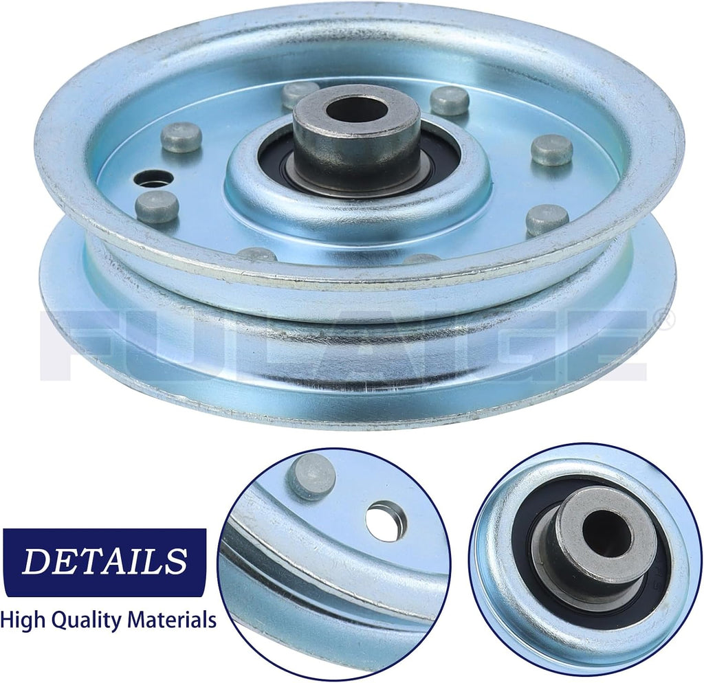 2Pcs 756-0627D Idler Pulley for Cub Cadet LT1045 LT1046 LT1018 Deck