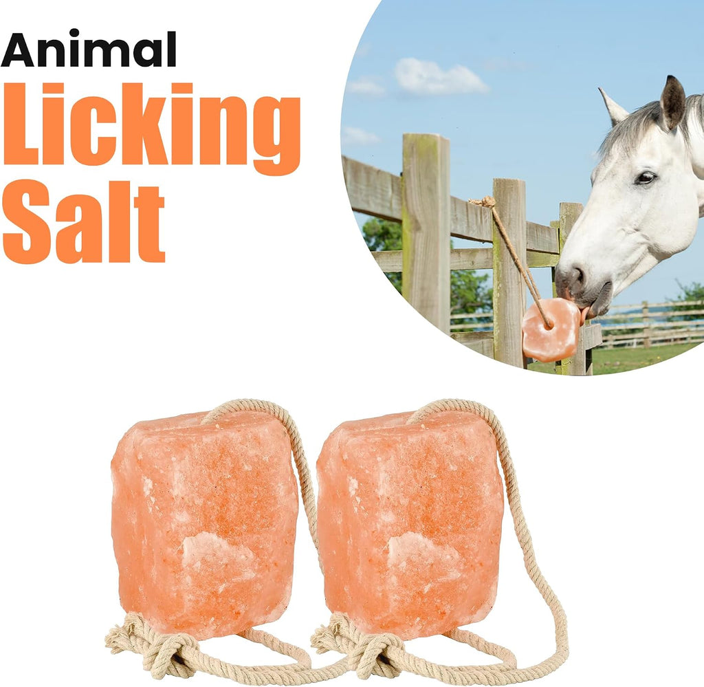 5–6 lbs Salt Lick for Horses Natural Mineral Block for Horses and Livestock