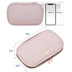 Travel Jewelry Case Organizer, Tangle-Free Necklace Storage Bag