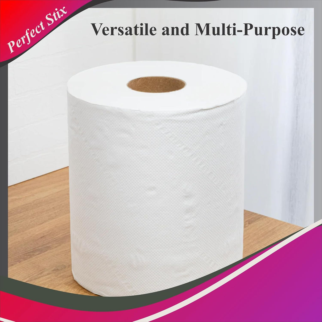 10" White Center Pull Paper Towels- Pack of 1ct-600 Sheets Per Roll