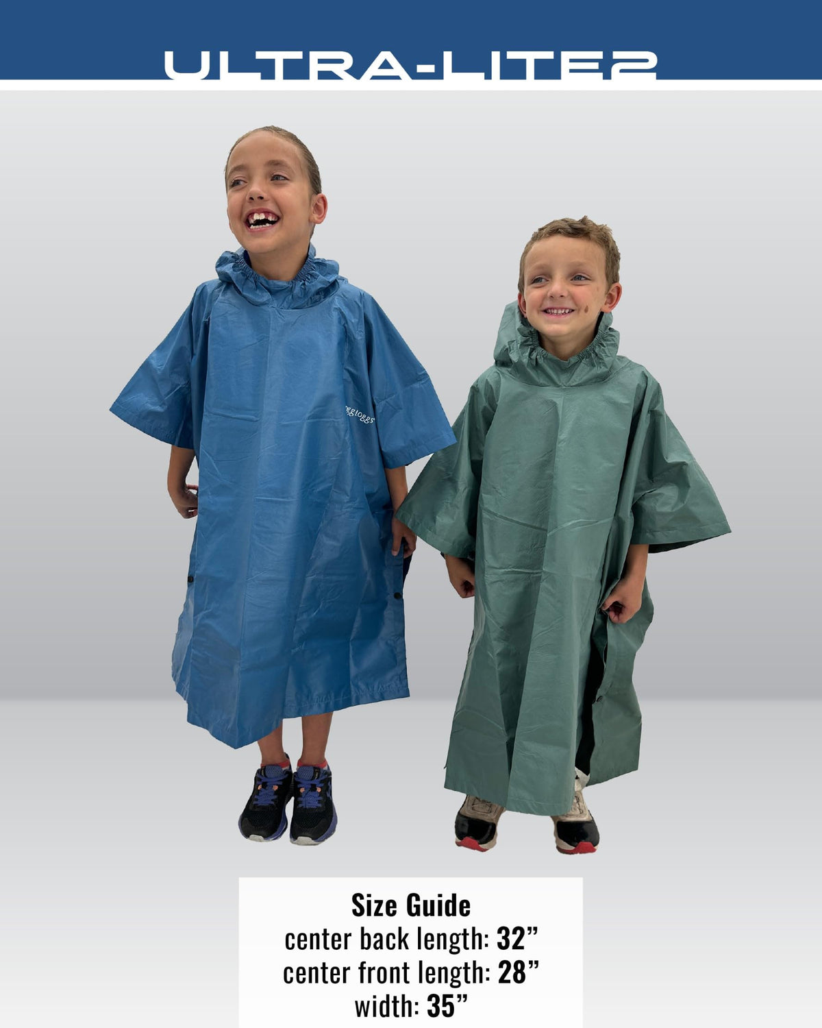 Ultra-Lite2 Youth Waterproof Breathable Poncho