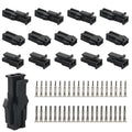 10 Sets 2 Pin Connector Kit Compatible with Molex Micro-Fit 3.0 Dual Row