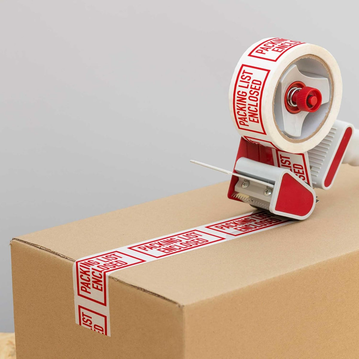 Warning Label Tape for Shipping, Caution Packaging Tape Roll for Parcel, Package, Cardboard, Boxes, HotMelt Sealing