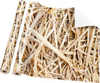 Straw Christmas Wrapping Paper Roll for Wall Decor, 24" x100ft