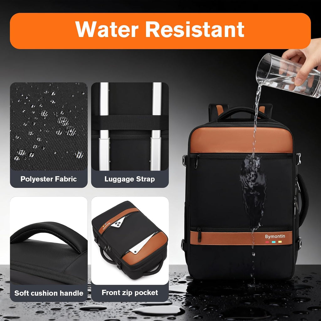 Smart Suitcase-style Laptop Backpack, 25L / 35L Practical Travel Bag for Work, Leisure & Flight, Luggage-Style
