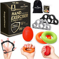 Grip Strength Trainer (5 Pack), Complete Hand Strengthening Devices