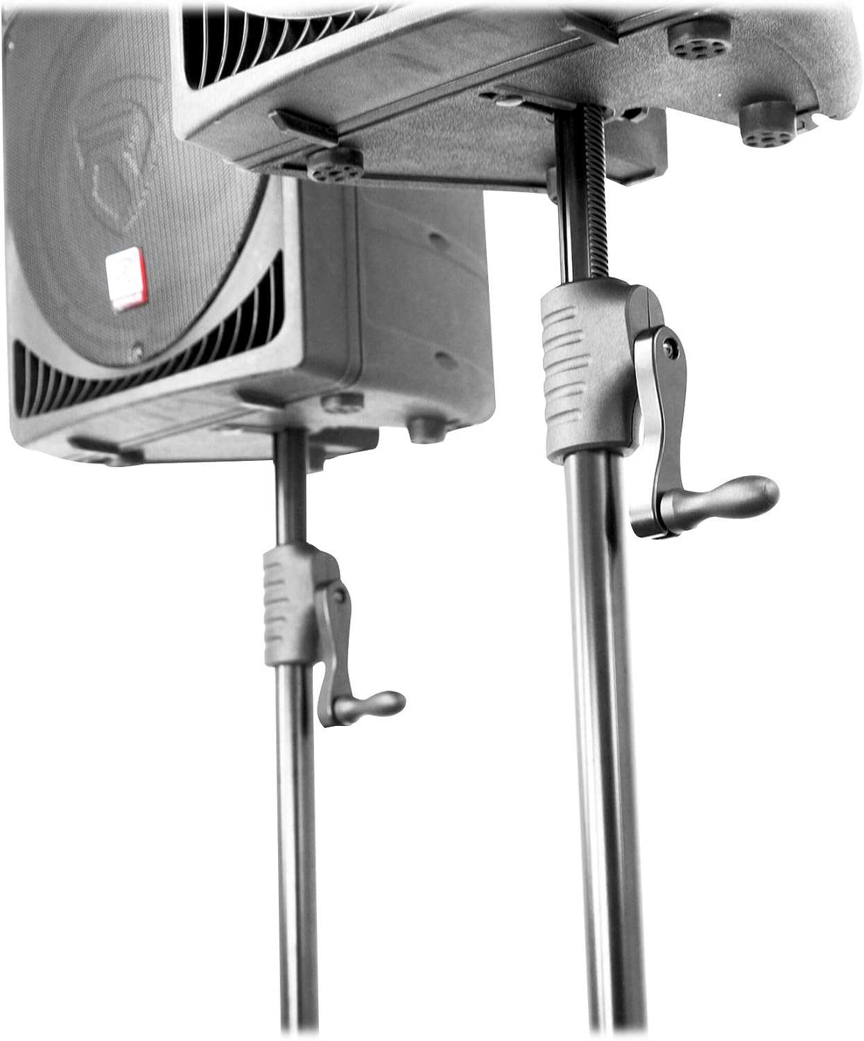 RVCS2 Heavy-Duty Tripod Crank-Up DJ PA Speaker Stand with Bag | 48-78" Adjustable Height, 100 lb Capacity, 39" Tripod