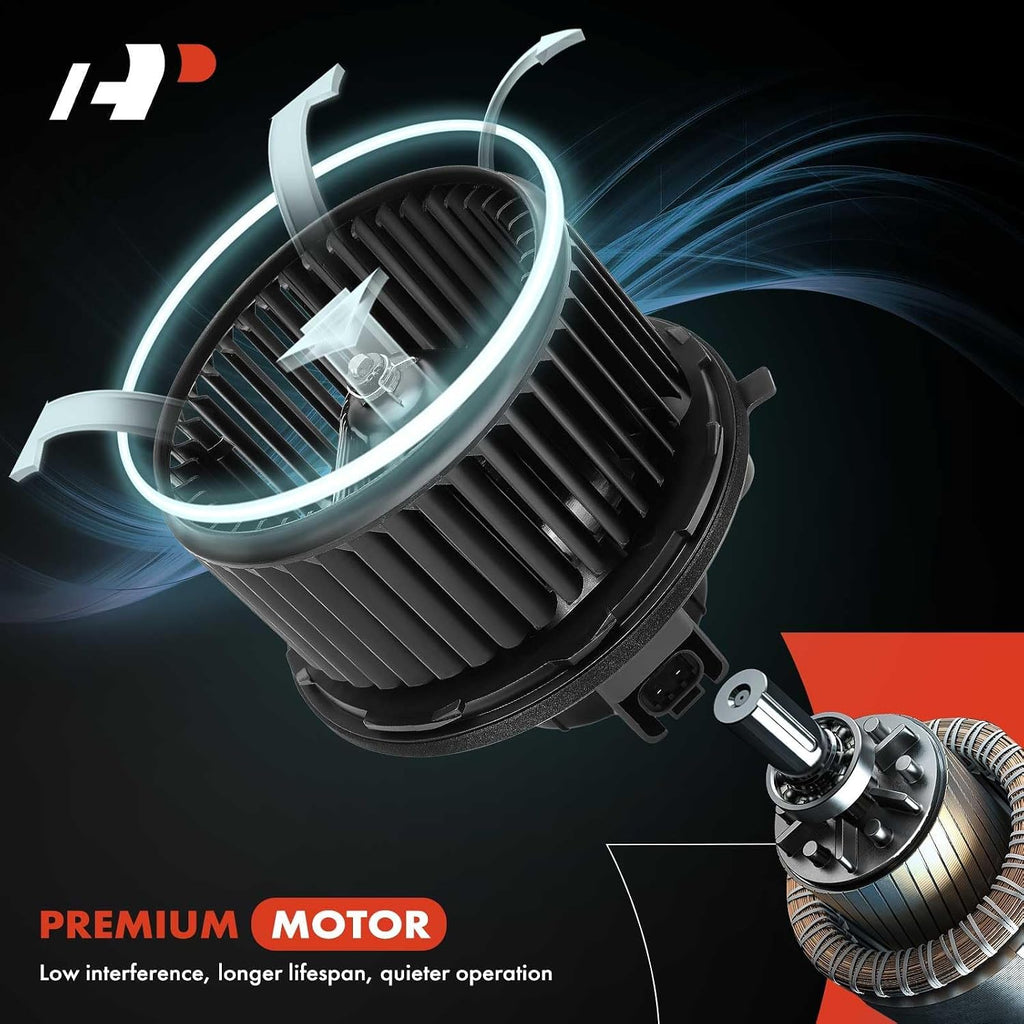 A-Premium Front HVAC Heater Blower Motor with Fan Cage
