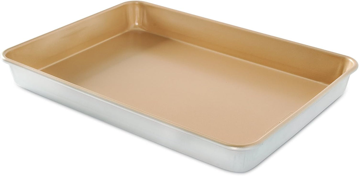 Naturals Aluminum NonStick High-Side Sheet Cake Pan