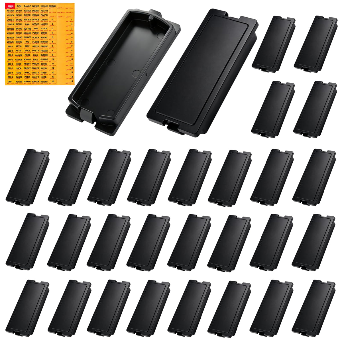 Zookpr 30-Pack Breaker Filler Plate for Eaton Circuit Breaker Panel Cover