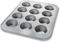 Bakeware Muffin Pan, 12-Well, Aluminized Steel