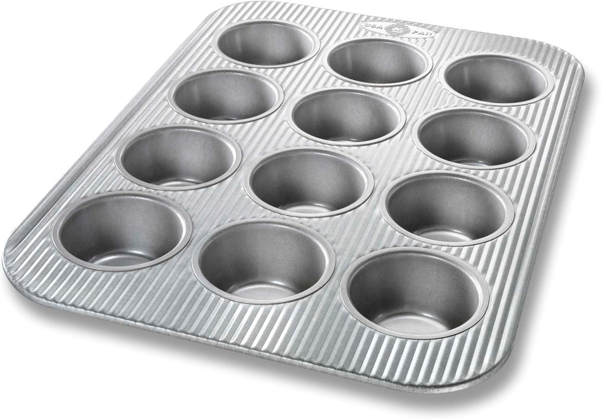 Bakeware Muffin Pan, 12-Well, Aluminized Steel